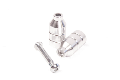 Alloy Peg - Silver (pair)